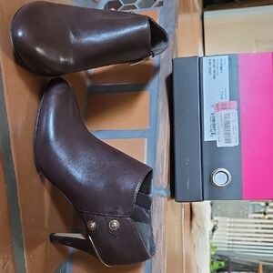 Vince Camuto Chocolate Ankle Booties